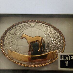 Frye Western Belt Buckle In Box